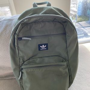 Adidas green backpack